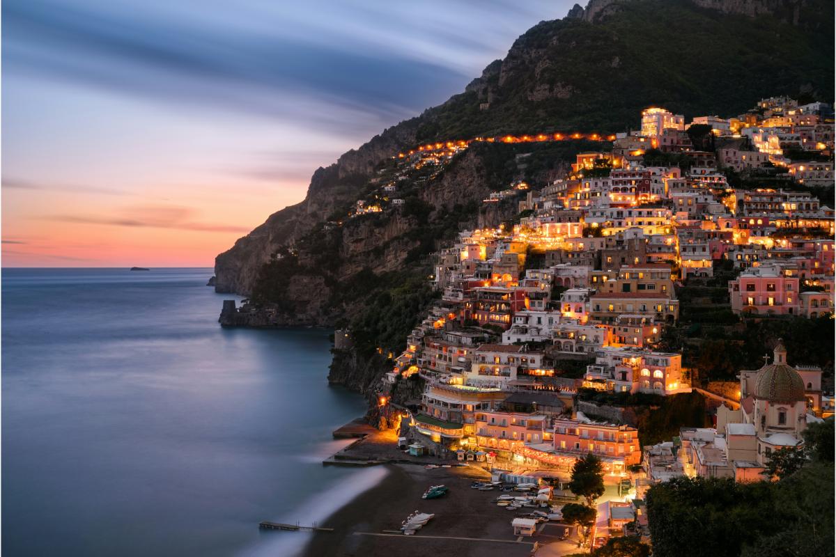 A view of Amalfi Coast