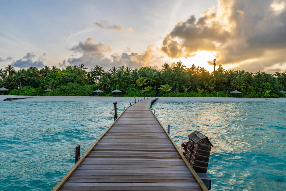 A view of The Maldives